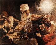 REMBRANDT Harmenszoon van Rijn Belshazzar's Feast oil painting picture wholesale